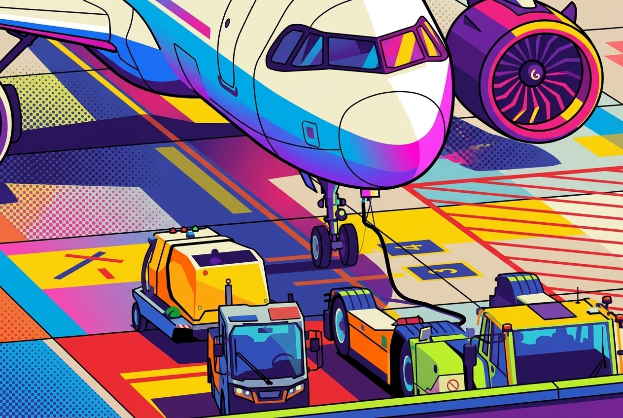 Illustrative image of an airport