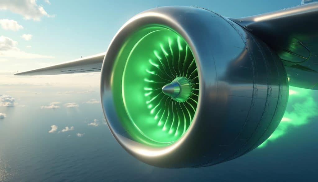 Picture render showing net zero aviation
